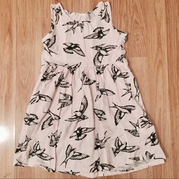 H M Dresses Girls H M Bird Tank Dress Size 6 Pink Poshmark